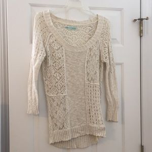 Maurice's- multi pattern sweater